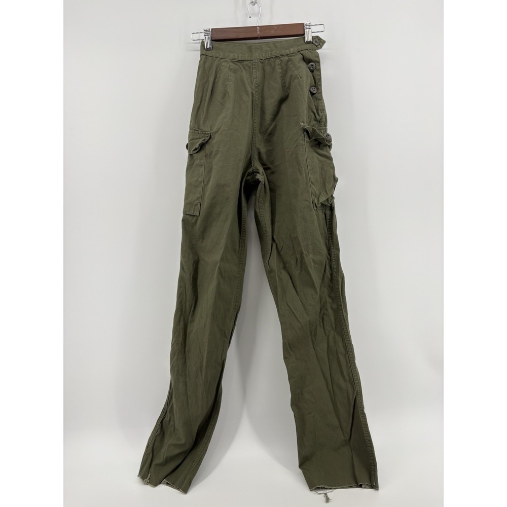 Vietnam Nurse Woman's US Army Military Jungle Combat Utility Slacks Pants OG-107